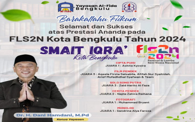 Deretan Prestasi Siswa-Siswi SMA IT IQRA' Kota Bengkulu di Ajang Festival dan Lomba Seni Siswa Nasional (FLS2N) Tingkat Kota Bengkulu