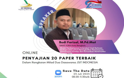 Guru SMA IT IQRA' Kota Bengkulu Raih Pencapaian Sebagai 20 Penyaji Paper Terbaik dalam Milad 2 Dasawarsa JSIT Indonesia
