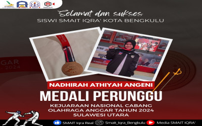 Prestasi Siswa Bengkulu! Nadhirah Siswi SMA IT IQRA' Raih Medali Perunggu di Kejuaraan Anggar Nasional