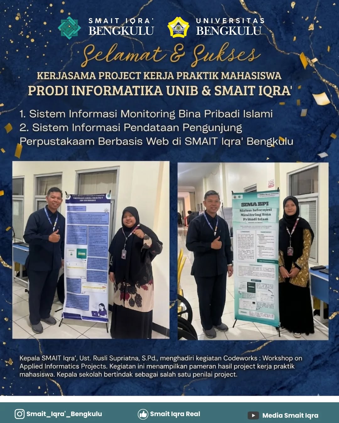 kerja sama sma it iqra bengkulu dan Informatika Universitas Bengkulu