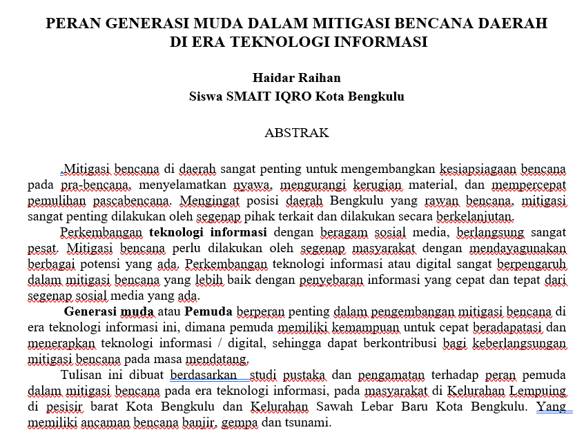 prestasi siswa sma it iqra