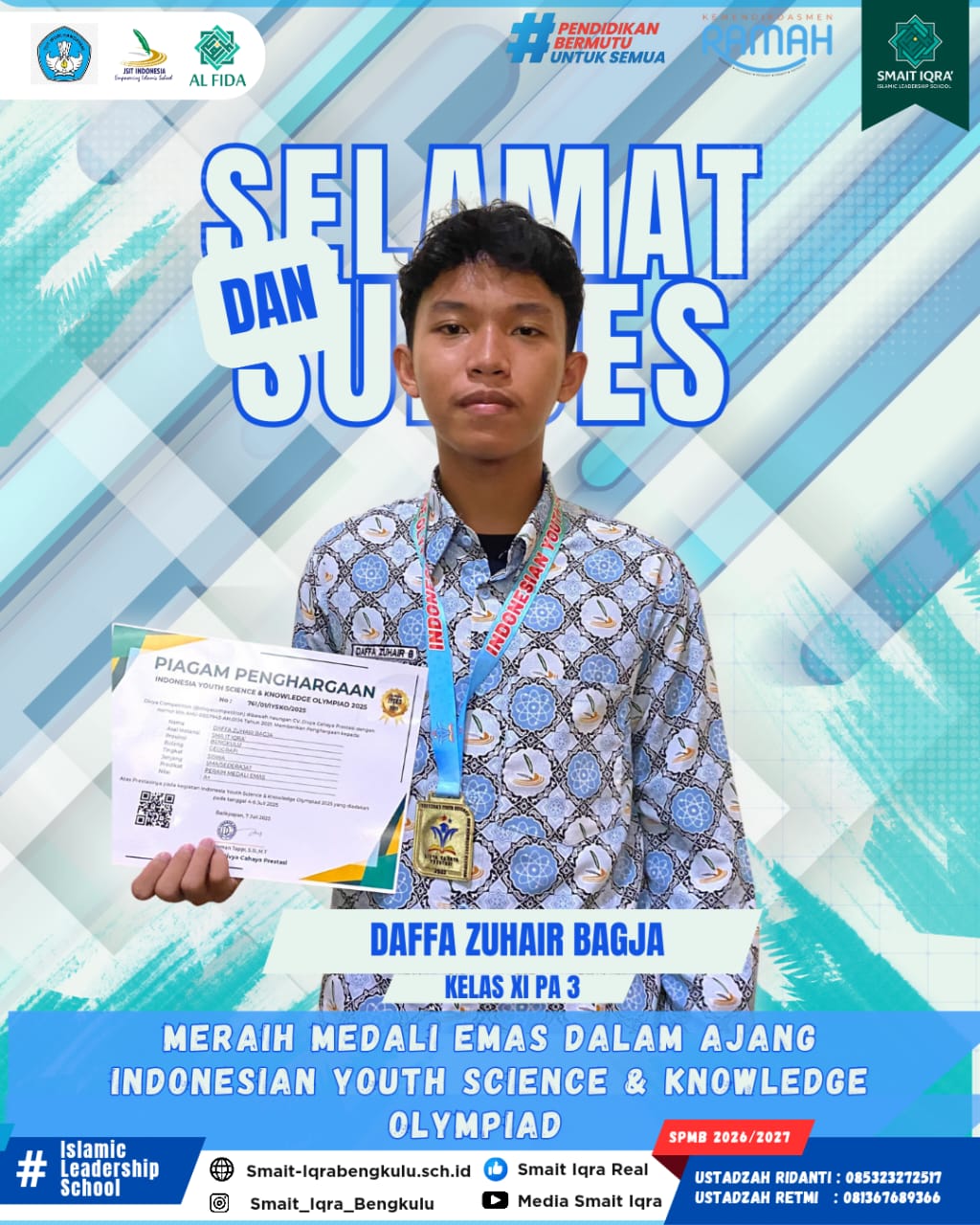 prestasi siswa sma it iqra