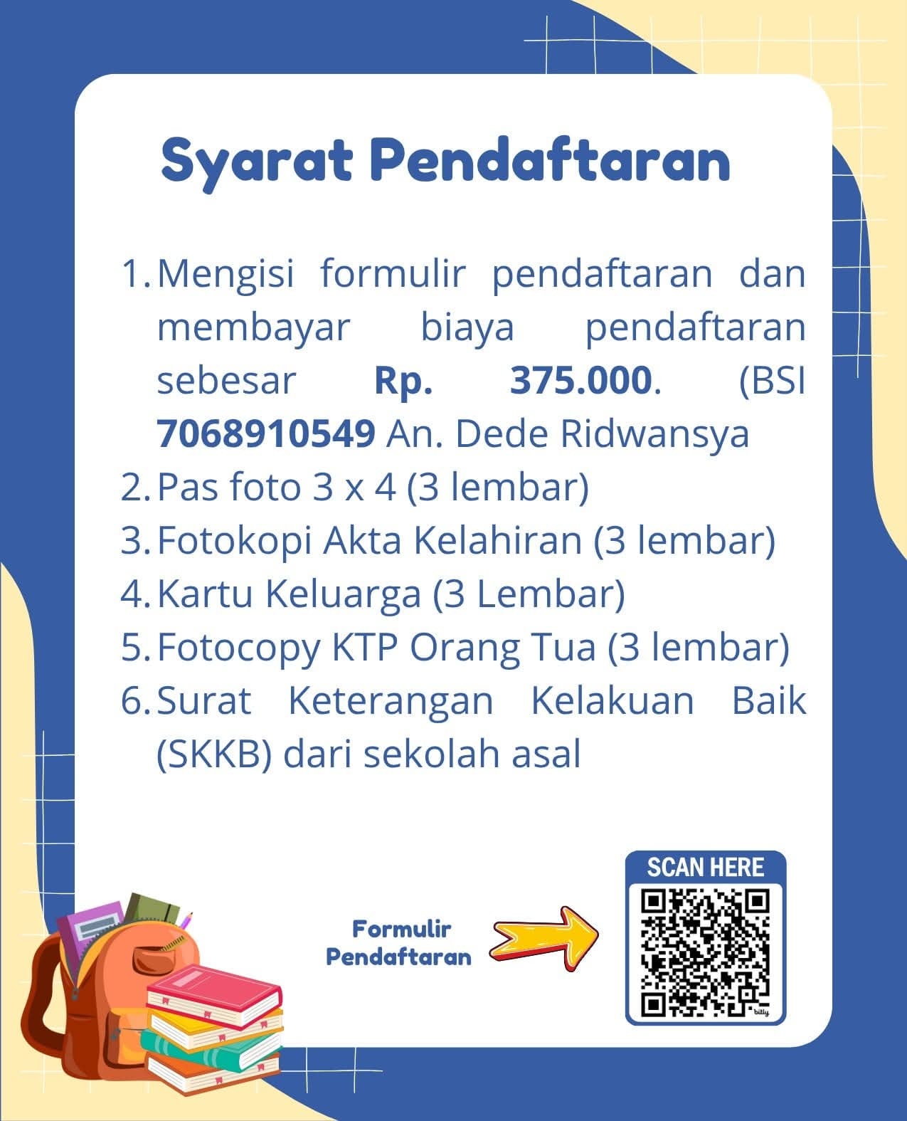 PPDB SMA IT IQRA' Bengkulu